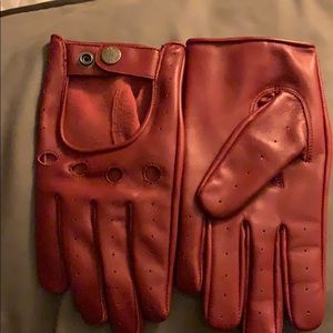 Bullitt - Burgundy Red Leather Gloves